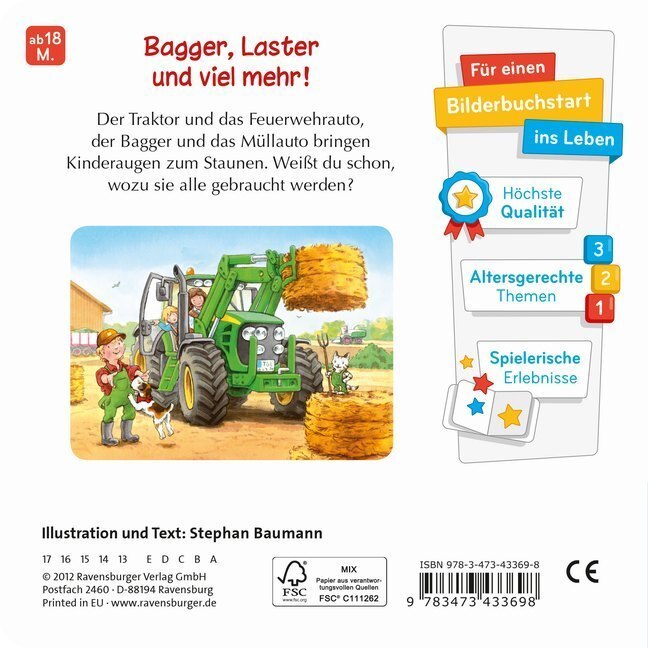 Bild: 9783473433698 | Meine ersten großen Fahrzeuge | Stephan Baumann | Buch | Unzerr.