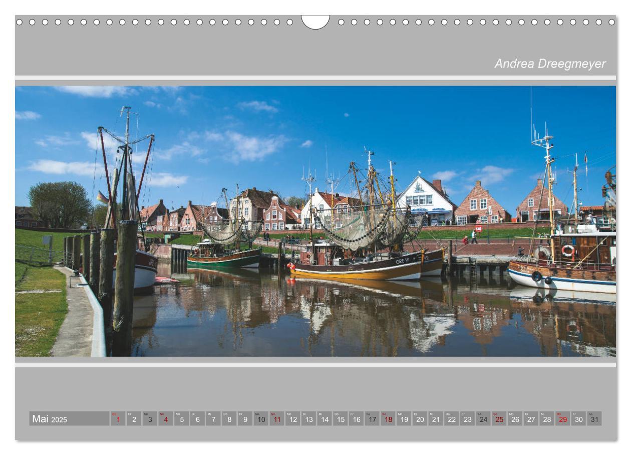 Bild: 9783435417216 | Greetsiel-Panorama (Wandkalender 2025 DIN A3 quer), CALVENDO...