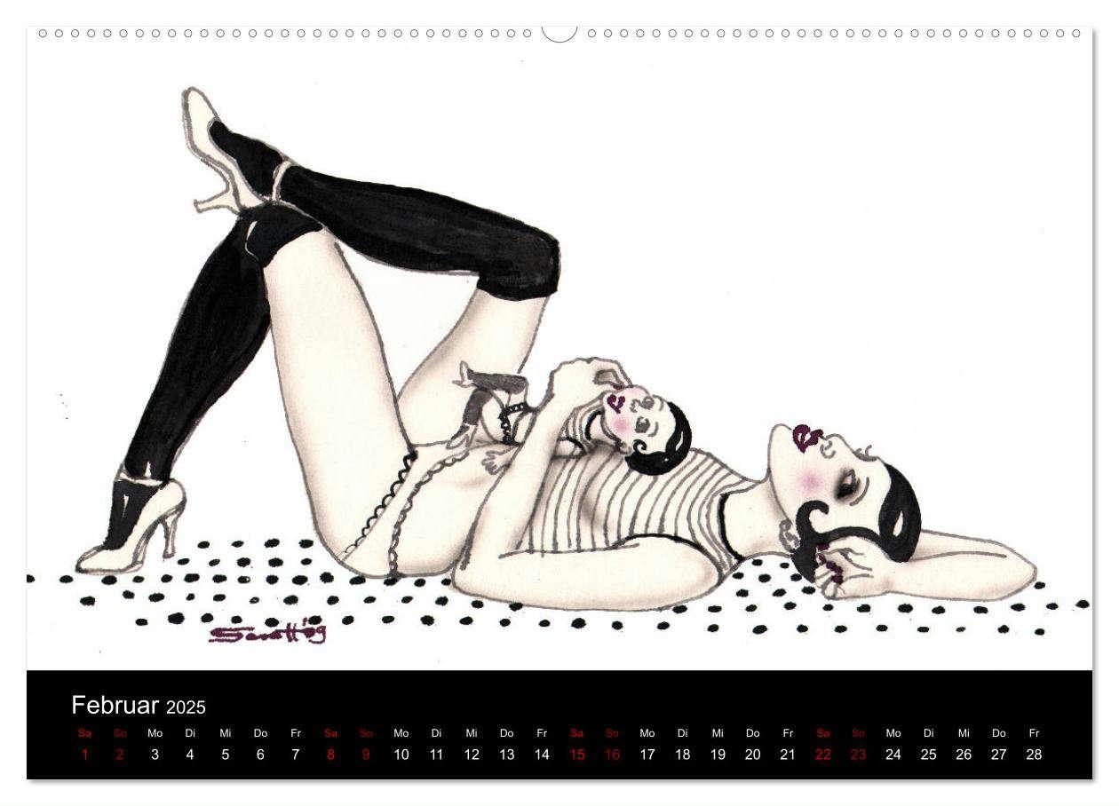 Bild: 9783435381814 | Burlesque 2 - Quickies von SARA HORWATH (Wandkalender 2025 DIN A2...