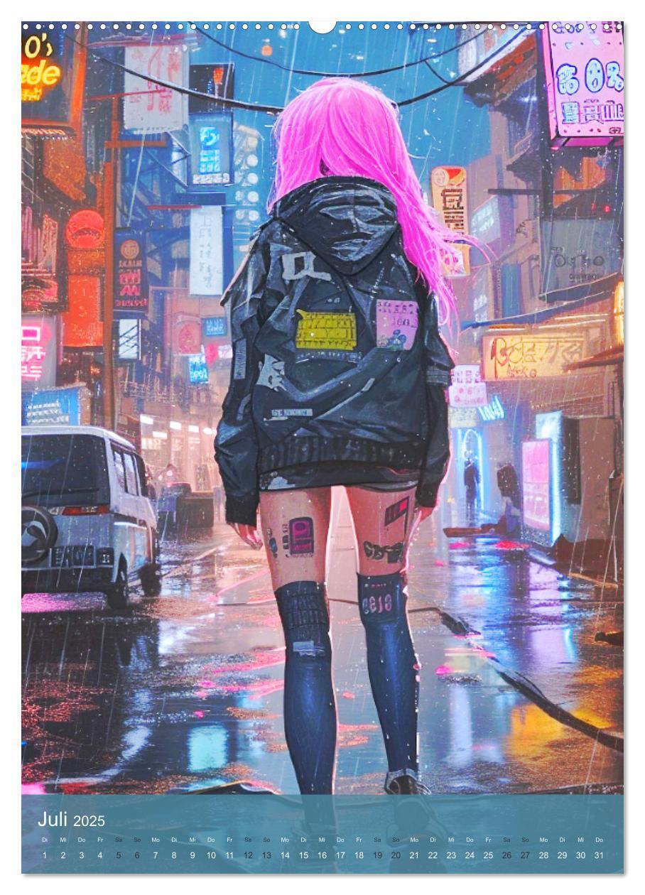 Bild: 9783383812965 | Manga-Comics. Cyberpunk Anime. Science Fiction Girls (hochwertiger...