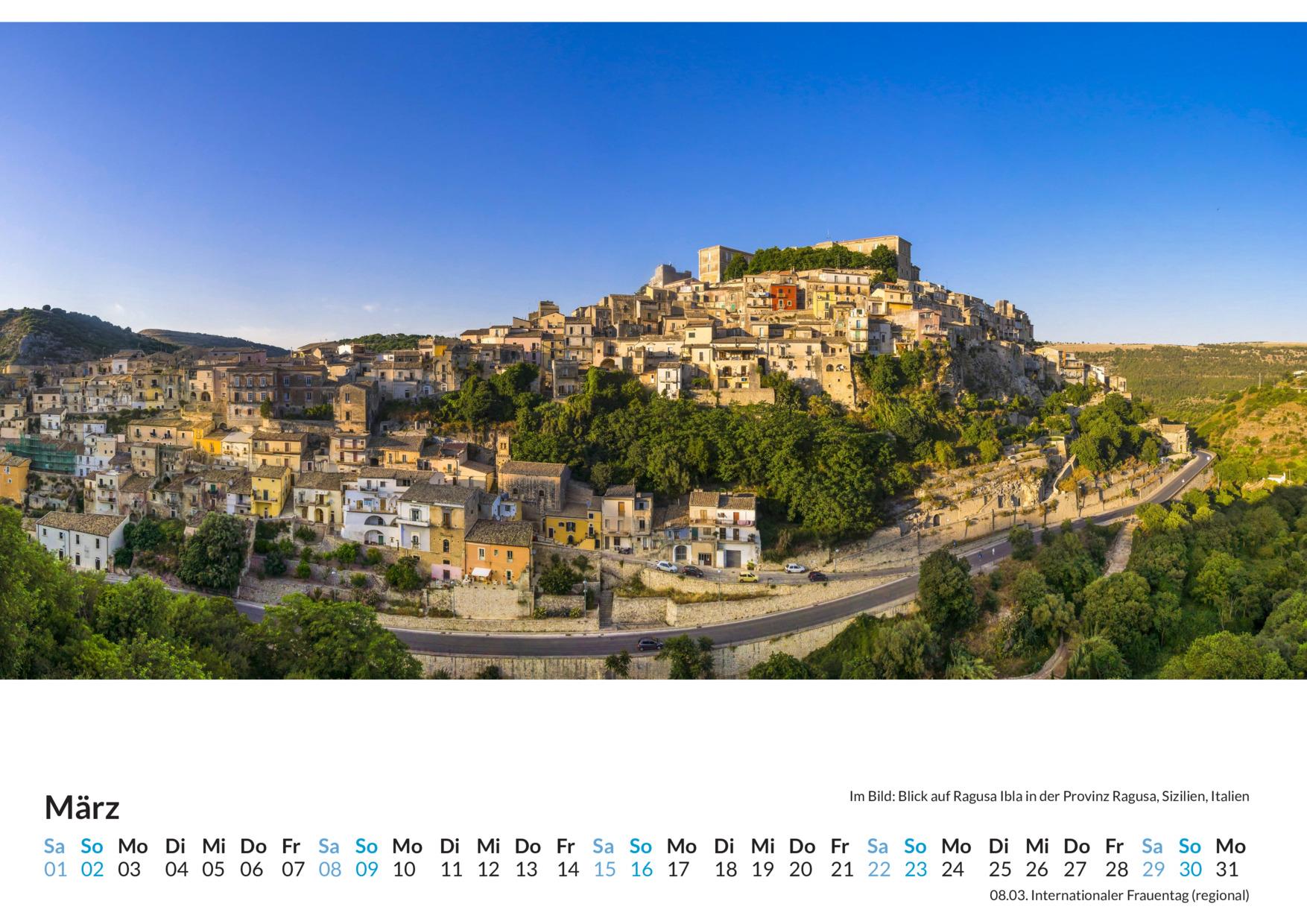 Bild: 9783759123206 | Sizilien - (Wandkalender 2025, Kalender DIN A4 quer, Monatskalender...