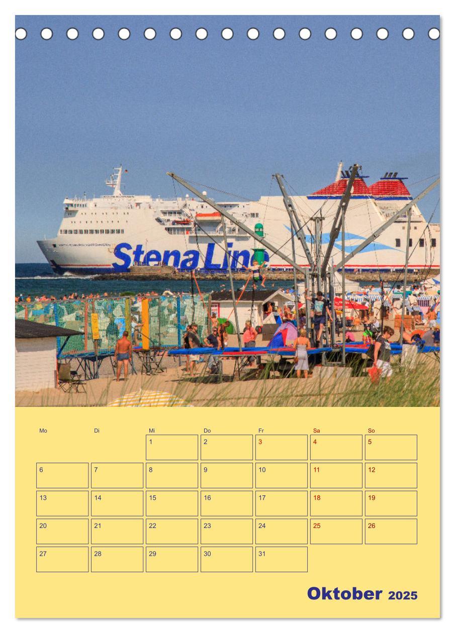 Bild: 9783435876594 | Sehnsuchtsort Warnemünde (Tischkalender 2025 DIN A5 hoch), CALVENDO...