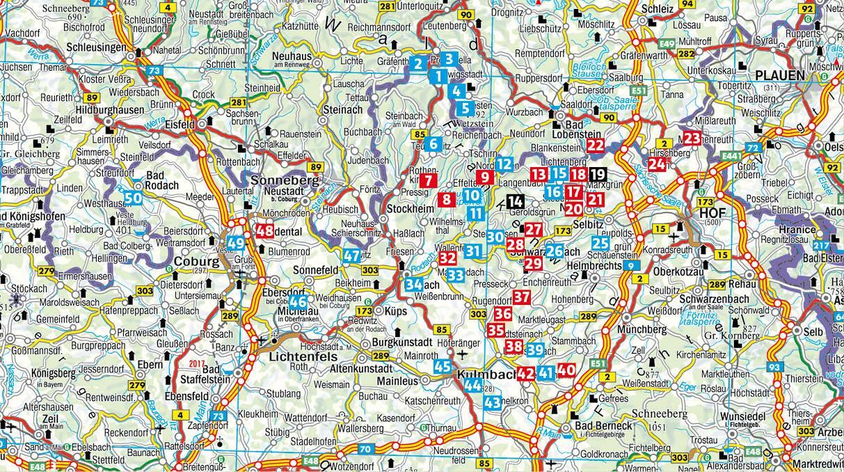 Bild: 9783763346127 | Frankenwald - mit Coburger Land | 50 Touren mit GPS-Tracks | Buch