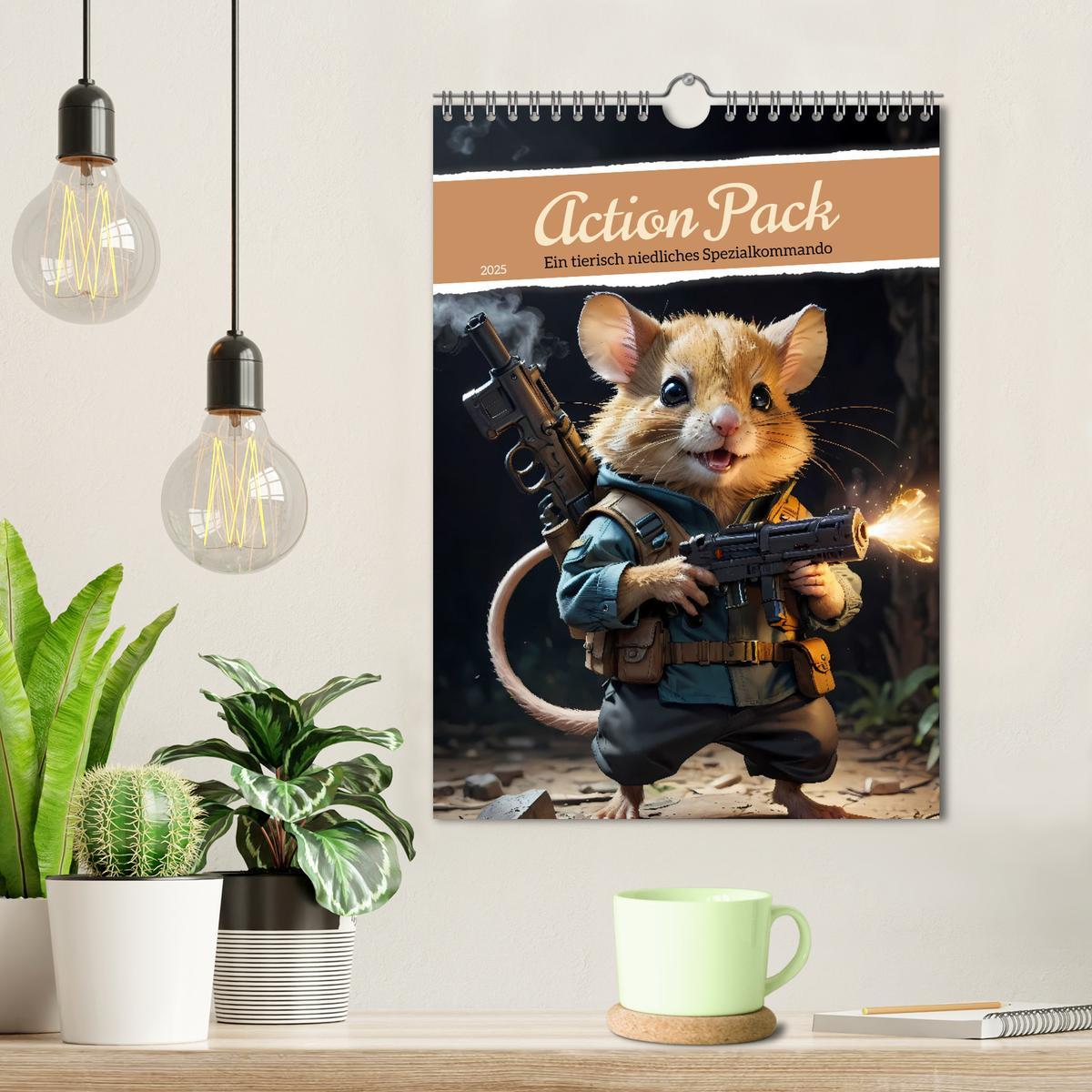 Bild: 9783457140130 | Action Pack - Ein tierisch niedliches Spezialkommando (Wandkalender...