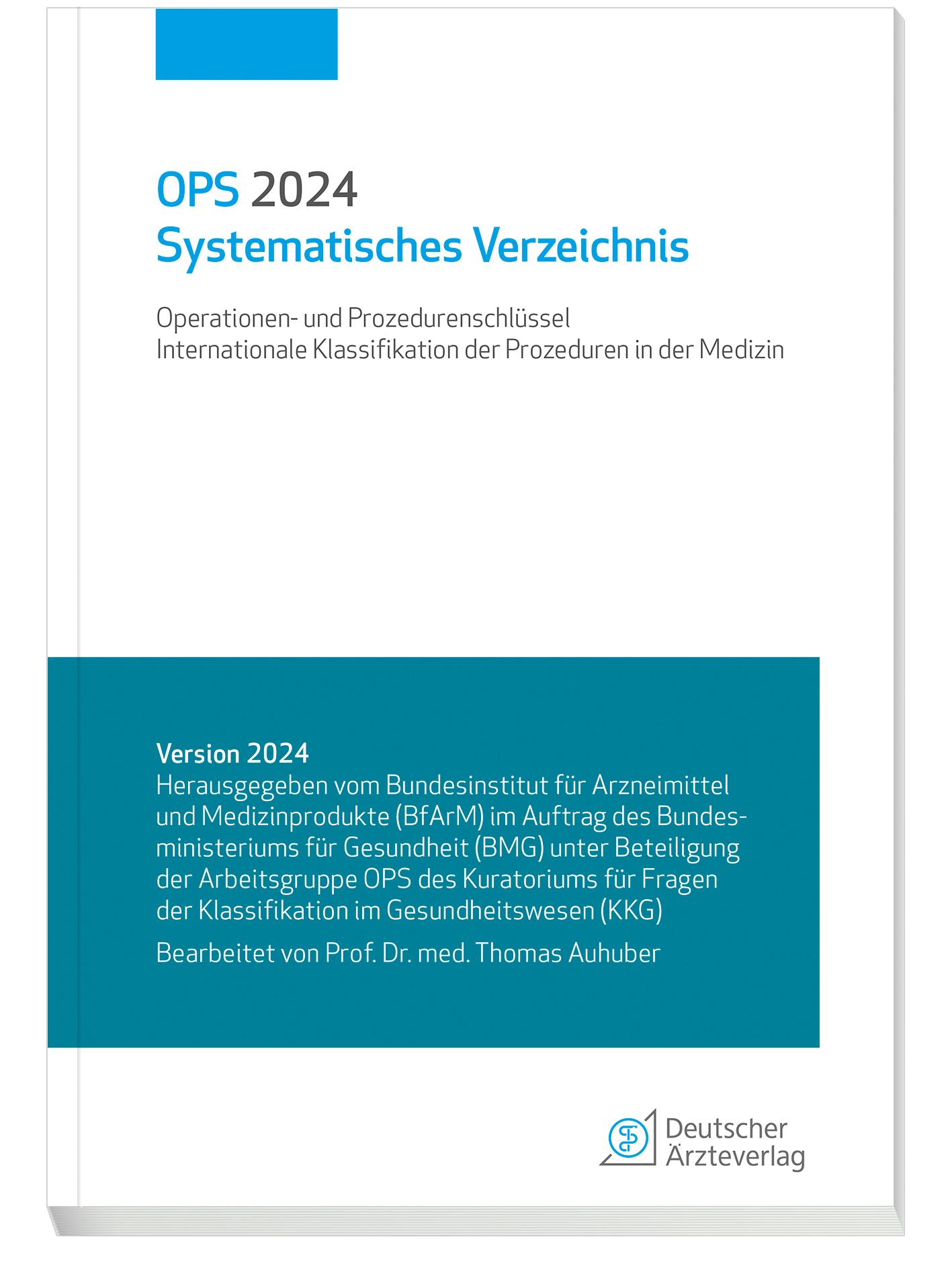 Cover: 9783769138221 | OPS 2024 Systematisches Verzeichnis | Taschenbuch | XXXVII | Deutsch