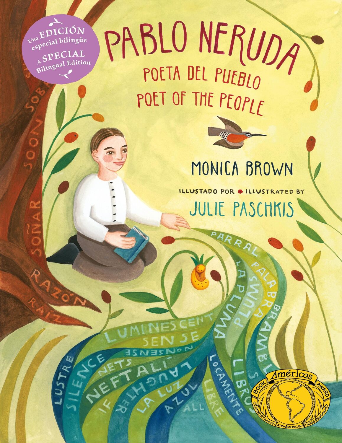 Cover: 9781250812537 | Pablo Neruda: Poet of the People (Bilingual Edition) | Monica Brown