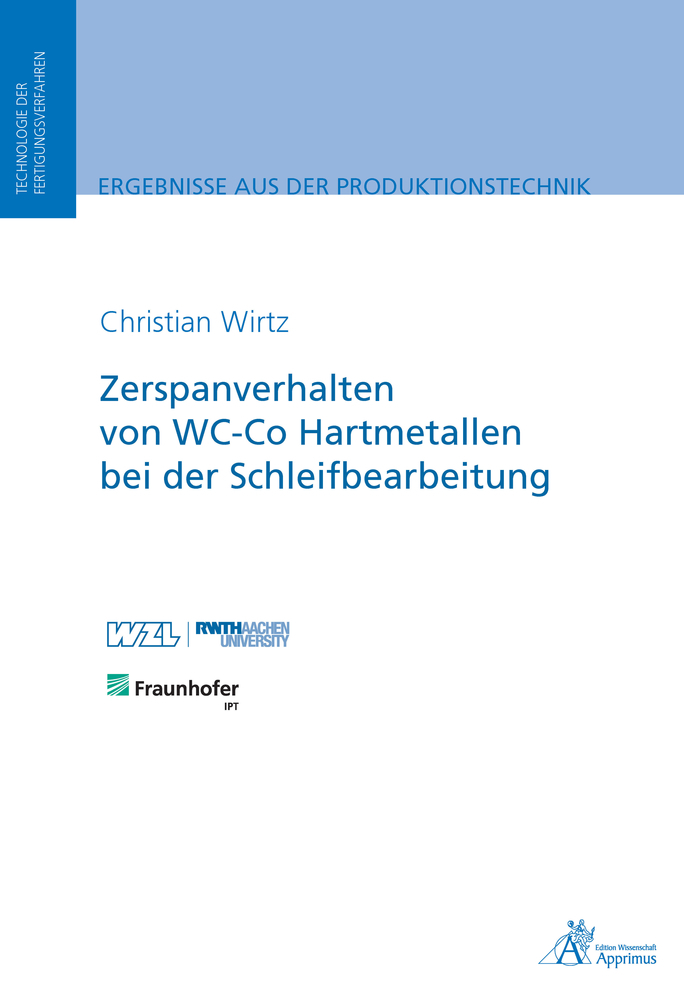 Cover: 9783863596248 | Zerspanverhalten von WC-Co Hartmetallen bei der Schleifbearbeitung