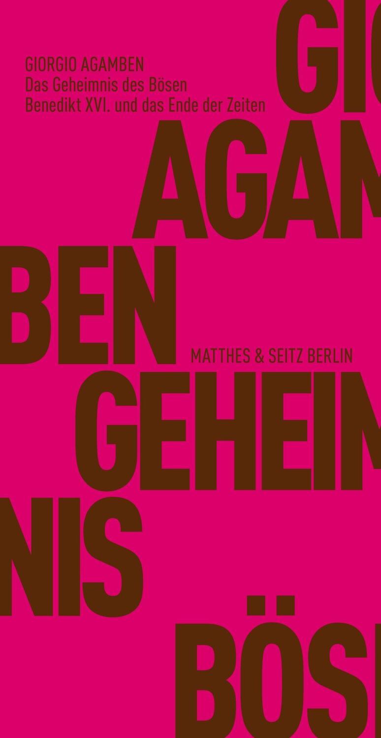 Cover: 9783957570970 | Das Geheimnis des Bösen | Bendikt XVI. und das Ende der Zeiten | Buch