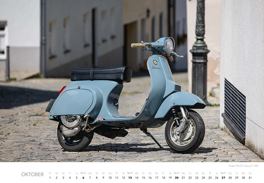 Bild: 9783966646819 | Vespa Kalender 2024 | La Dolce Vita auf zwei Rädern. Roller Kalender