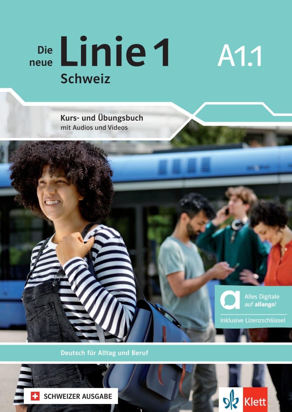 Cover: 9783126780001 | Die neue Linie 1 Schweiz A1.1 - Hybride Ausgabe allango. Kurs- und...