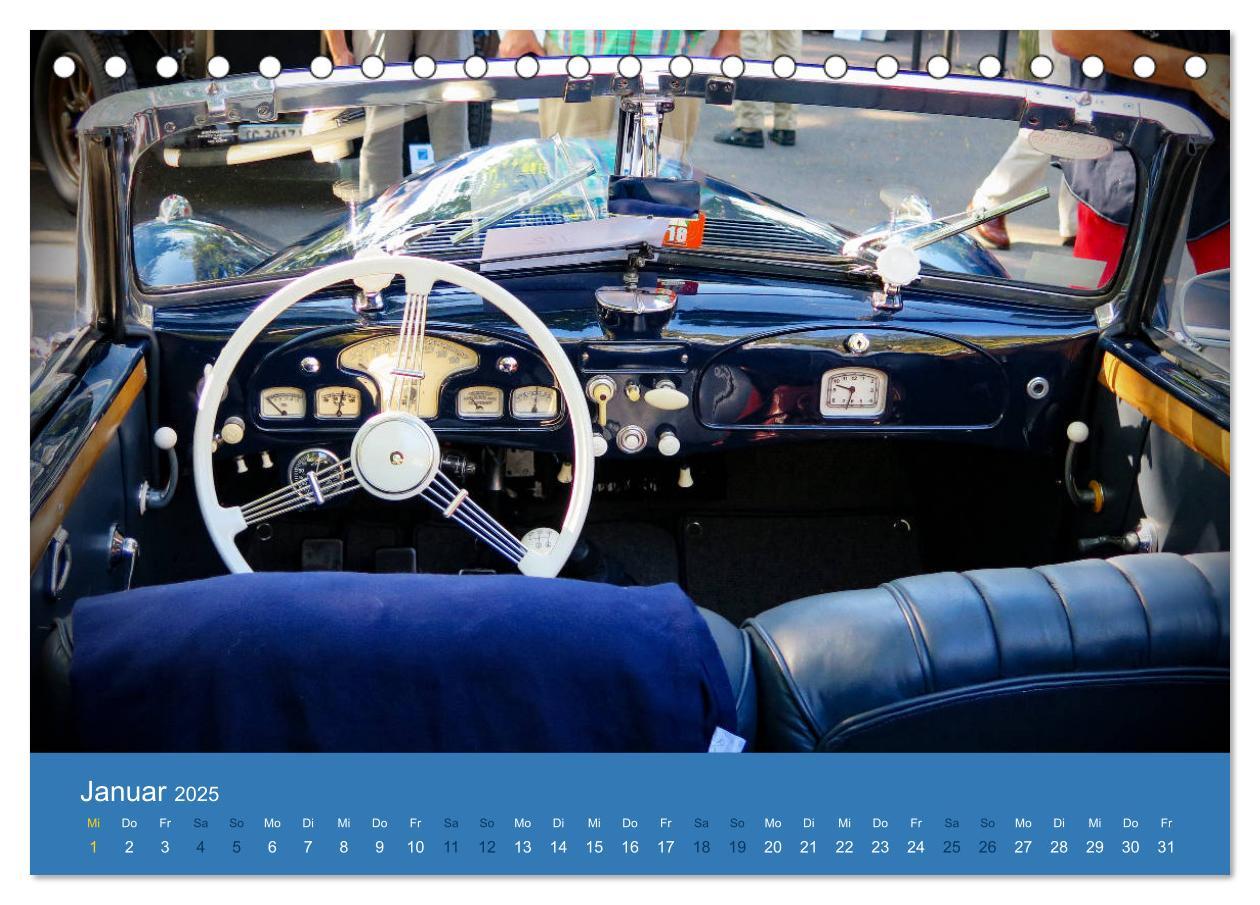 Bild: 9783435129034 | BMW Classics (Tischkalender 2025 DIN A5 quer), CALVENDO Monatskalender