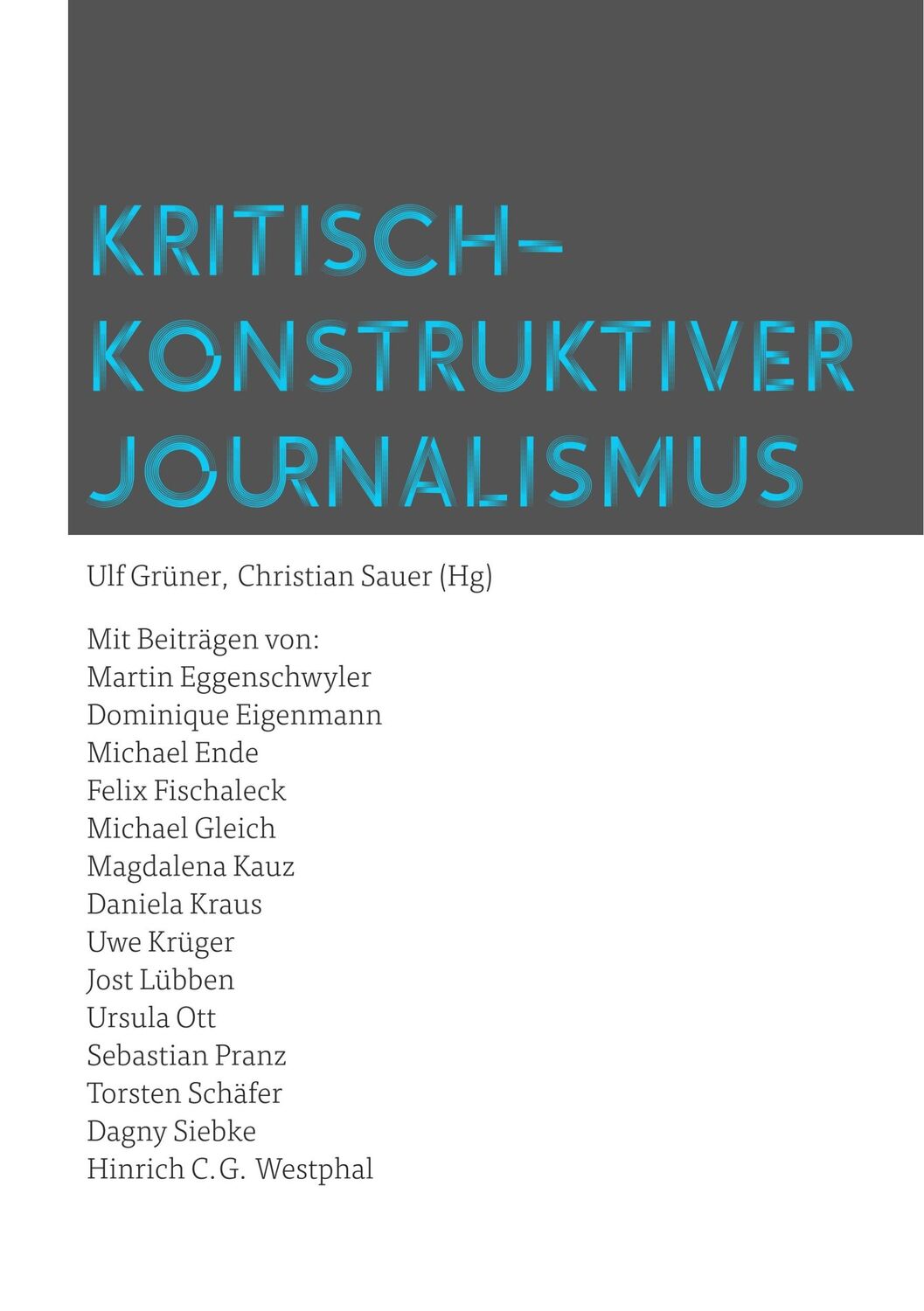 Cover: 9783743187313 | Kritisch-konstruktiver Journalismus | Impulse für Redaktionen | Buch