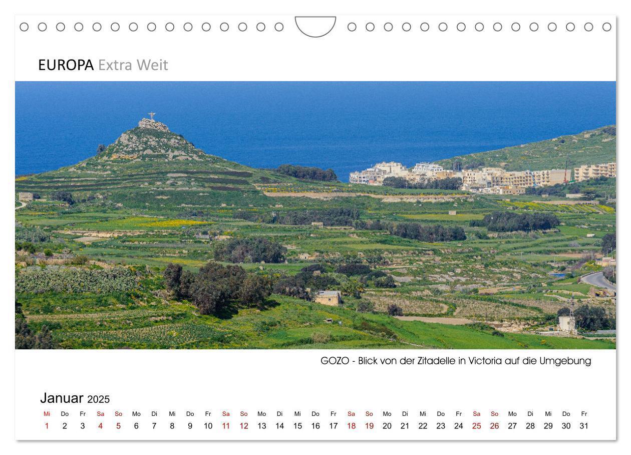 Bild: 9783435093809 | Impressionen aus GOZO - Panoramabilder (Wandkalender 2025 DIN A4...