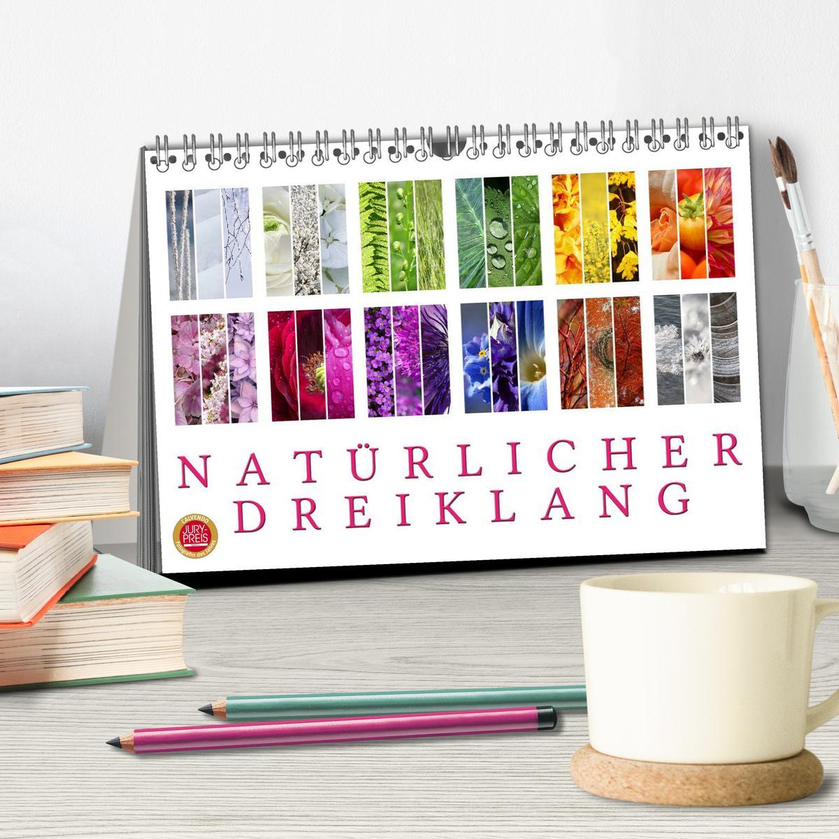 Bild: 9783435627455 | Natürlicher Dreiklang (Tischkalender 2025 DIN A5 quer), CALVENDO...