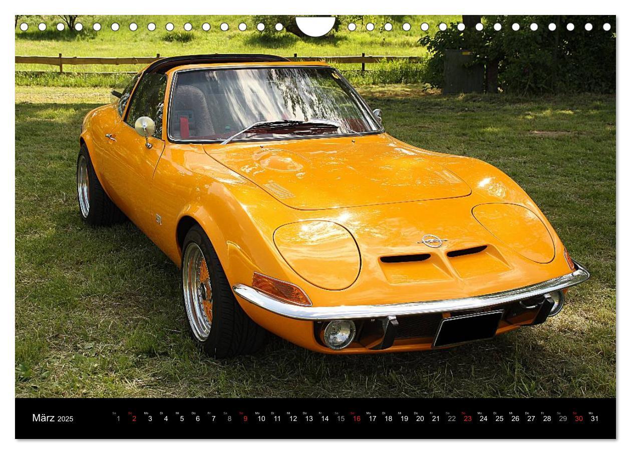 Bild: 9783435726707 | Opel GT Der Kalender (Wandkalender 2025 DIN A4 quer), CALVENDO...