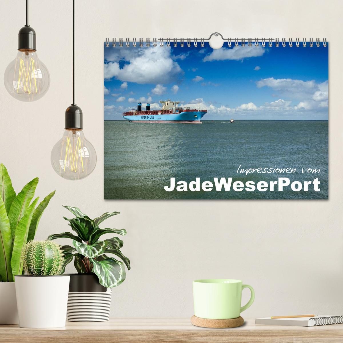 Bild: 9783435571710 | Impressionen vom JadeWeserPort (Wandkalender 2025 DIN A4 quer),...