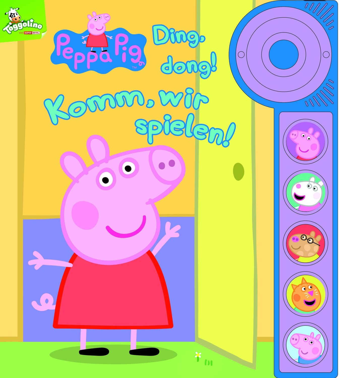 Cover: 9781503743694 | Peppa Pig - Ding, dong! Komm, wir spielen! - Soundbuch | GmbH | Buch