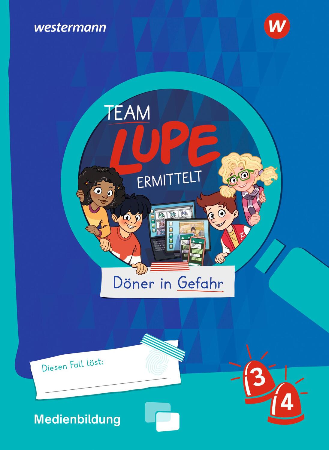 Cover: 9783141414998 | TEAM LUPE ERMITTELT - Übungshefte. Medienbildung 3 / 4 | Finck | 80 S.