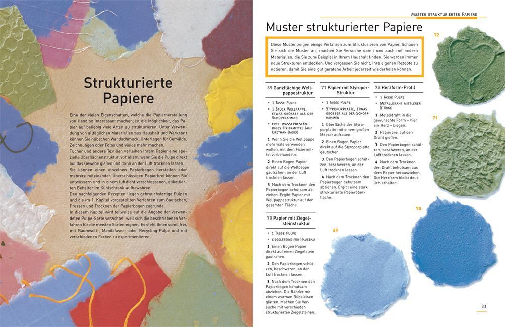 Bild: 9783258600420 | 300 Papierrezepte | Kreative Ideen zum Papierschöpfen | Taschenbuch