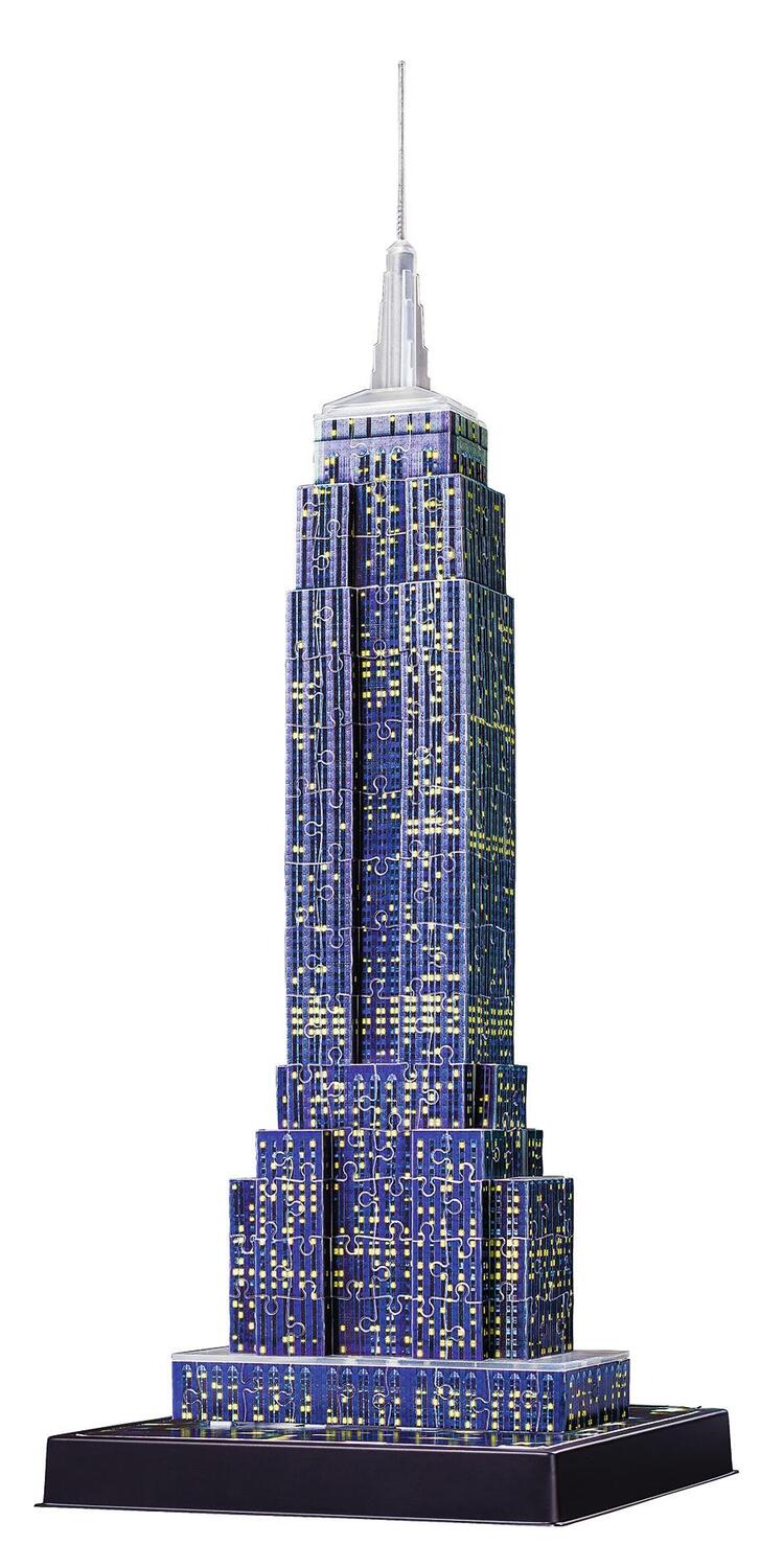 Bild: 4005556125661 | Empire State Building bei Nacht. 3D Puzzle 216 Teile | Spiel | 12566