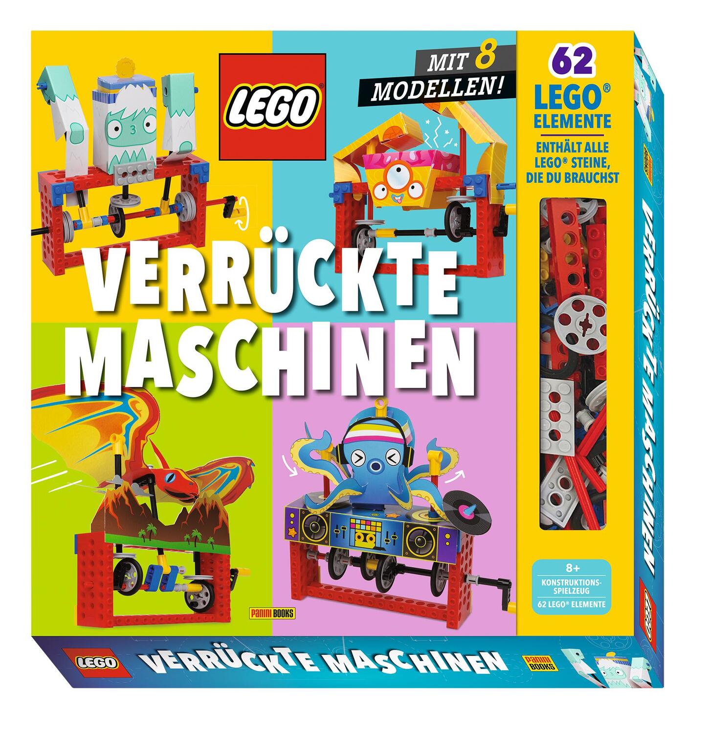 Cover: 9783833239953 | LEGO® Verrückte Maschinen: Mit 8 Modellen! | Panini | Taschenbuch