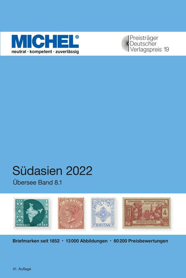 Cover: 9783954023752 | MICHEL Südasien 2021/2022 | Übersee 8.1 | Michel-Redaktion | Buch