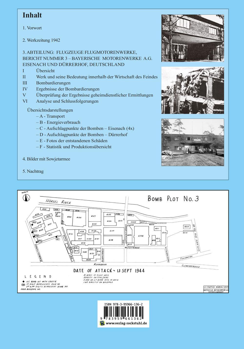 Rückseite: 9783959661362 | BMW Flugmotorenfabrik Eisenach 1939-1945 | Eberhard Hälbig | Broschüre