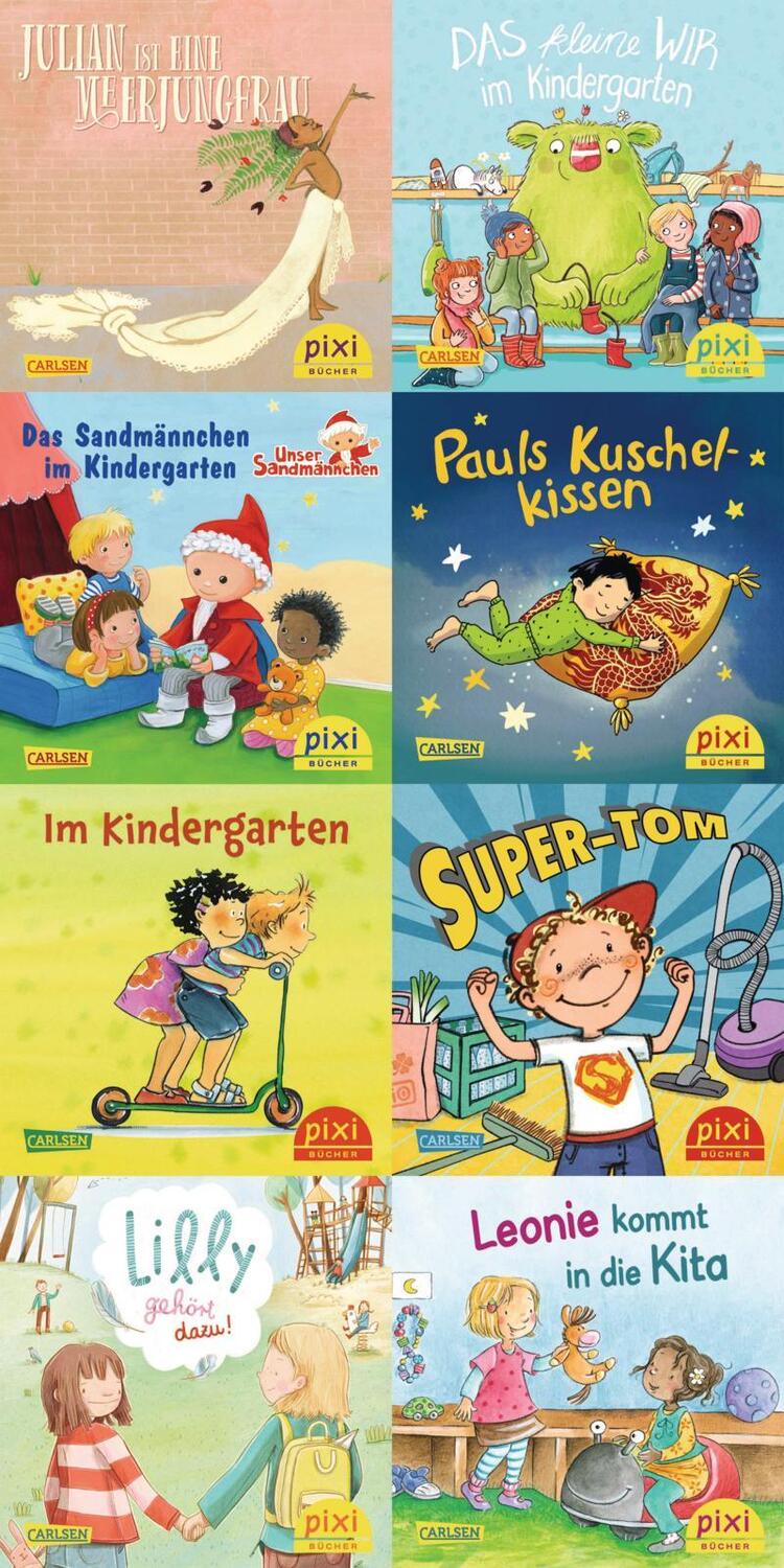 Cover: 9783551038661 | Pixi-8er-Set 286: Pixis bunter Kindergarten (8x1 Exemplar) | diverse