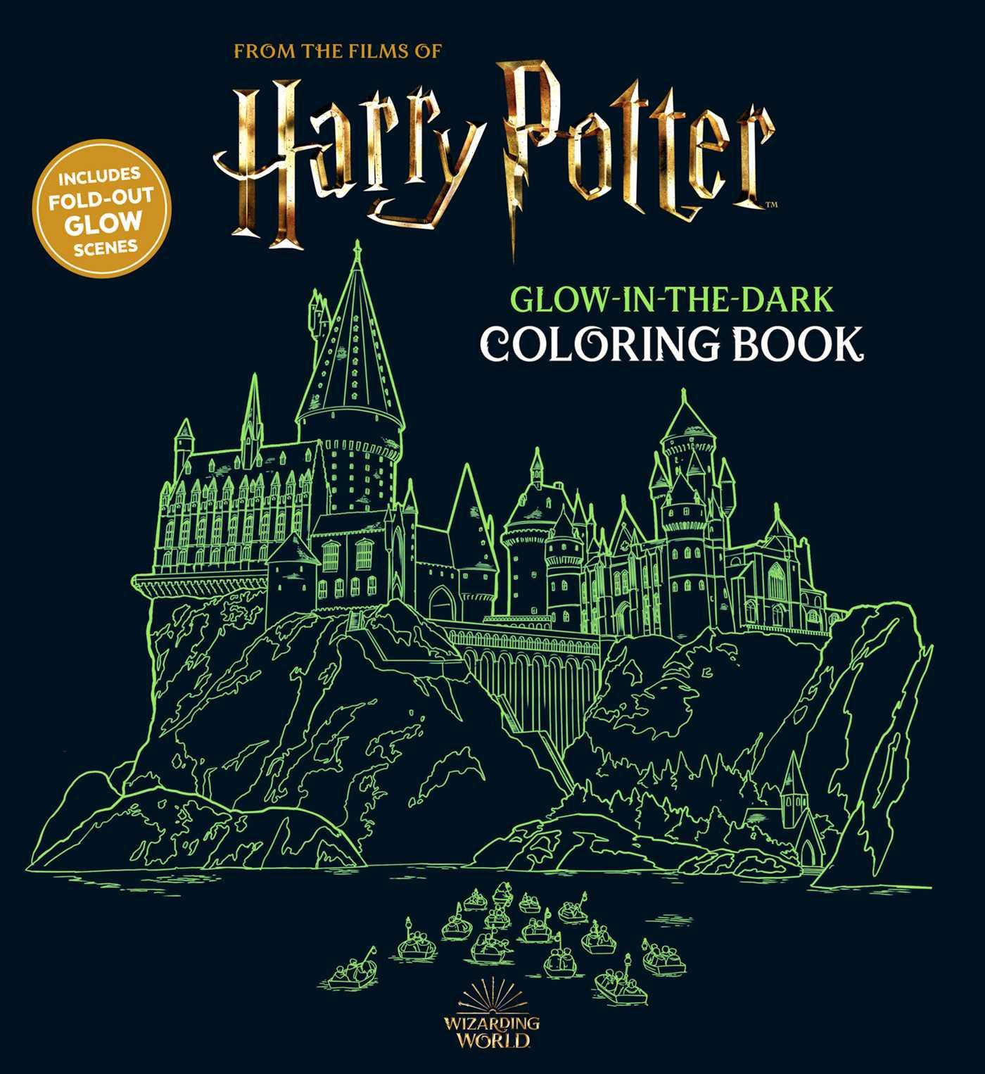 Cover: 9781645179009 | Harry Potter Glow in the Dark Coloring Book | Press | Taschenbuch