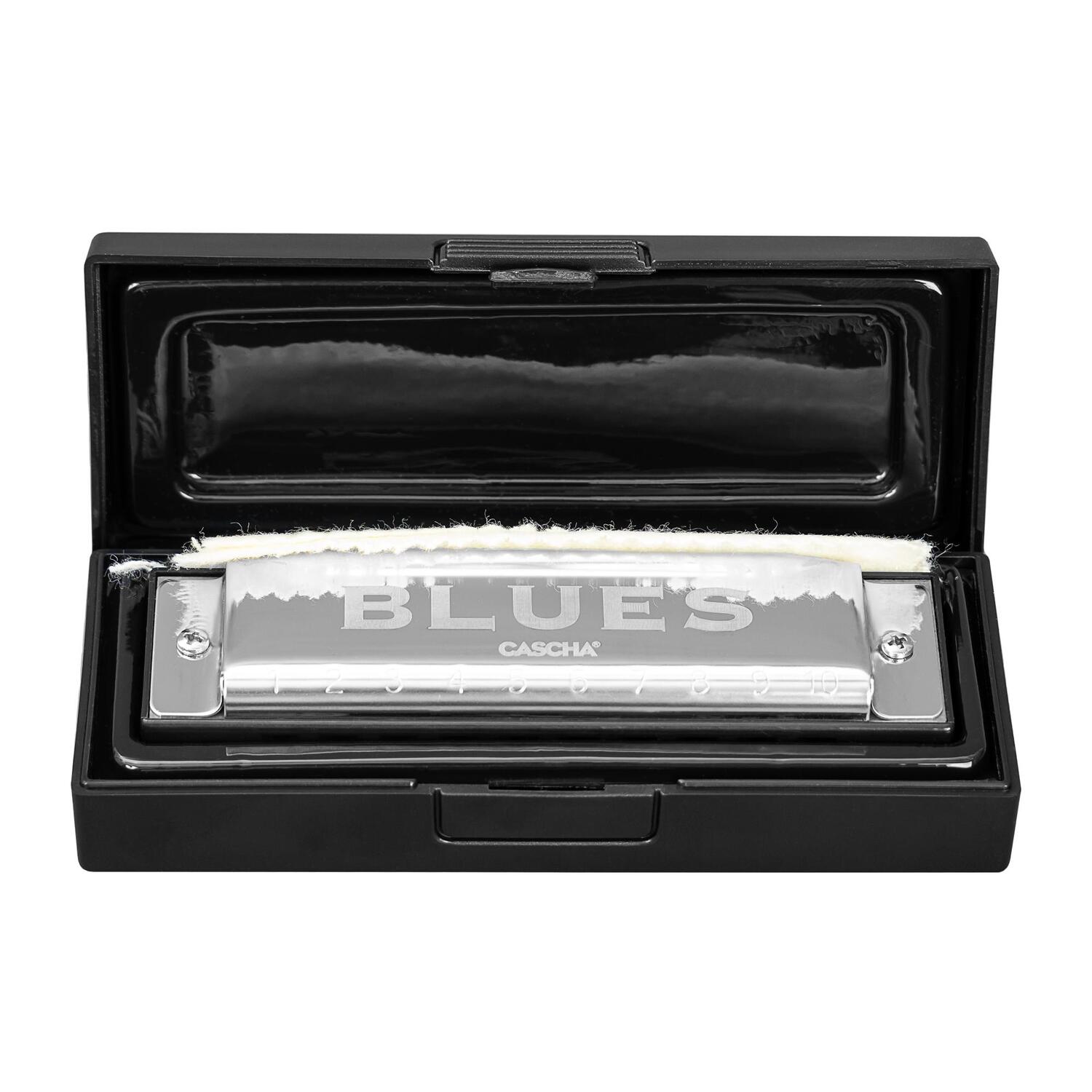 Bild: 4026929918963 | Blues Harmonica in C (incl. case and cleaning cloth) | Stück | 2024