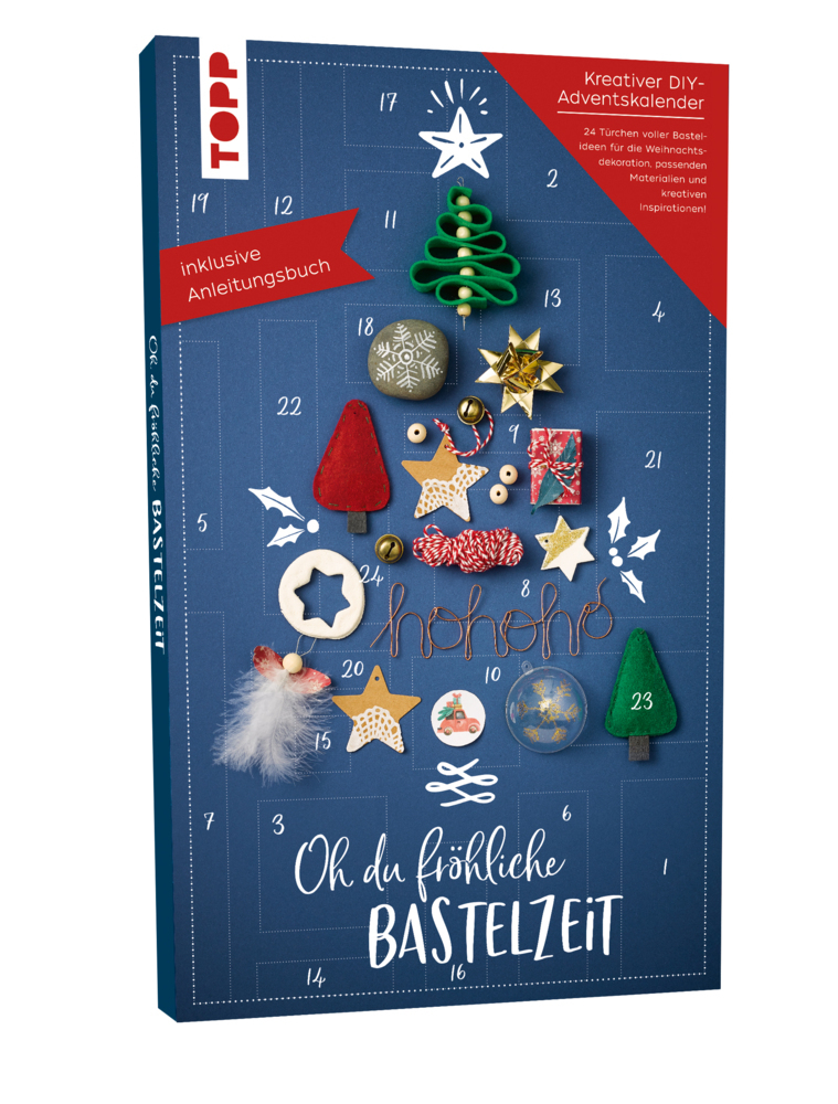 Cover: 4007742181239 | Adventskalender Oh du fröhliche Bastelzeit | Anna Ambrosiewicz | Frech