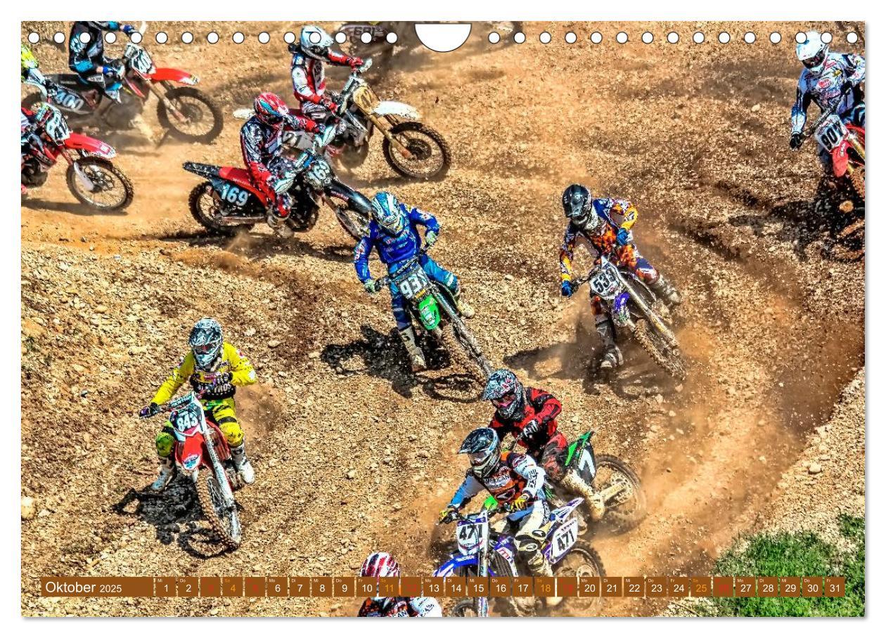 Bild: 9783435591473 | Motocross - mit vollem Risiko (Wandkalender 2025 DIN A4 quer),...