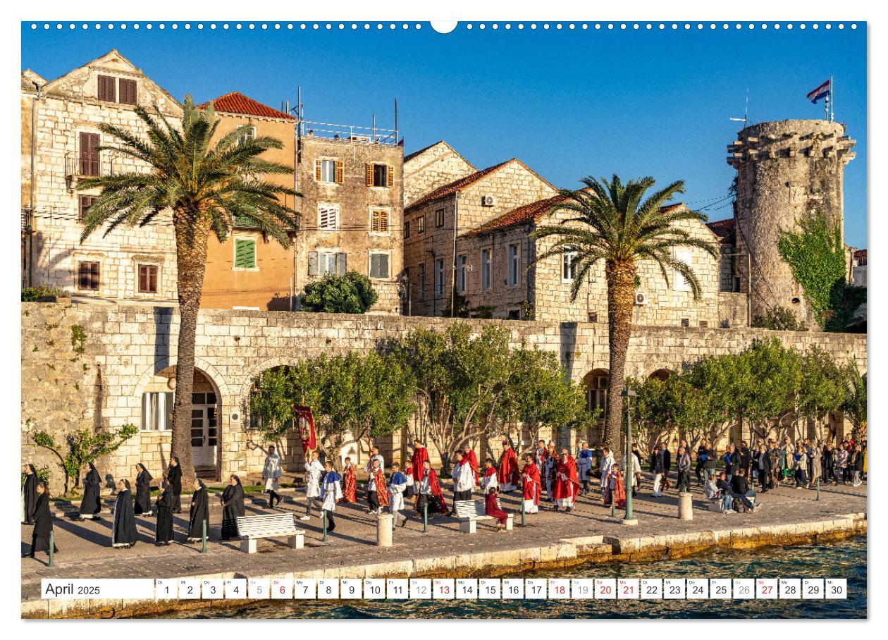 Bild: 9783457148808 | Kroatien - Korcula (Wandkalender 2025 DIN A2 quer), CALVENDO...