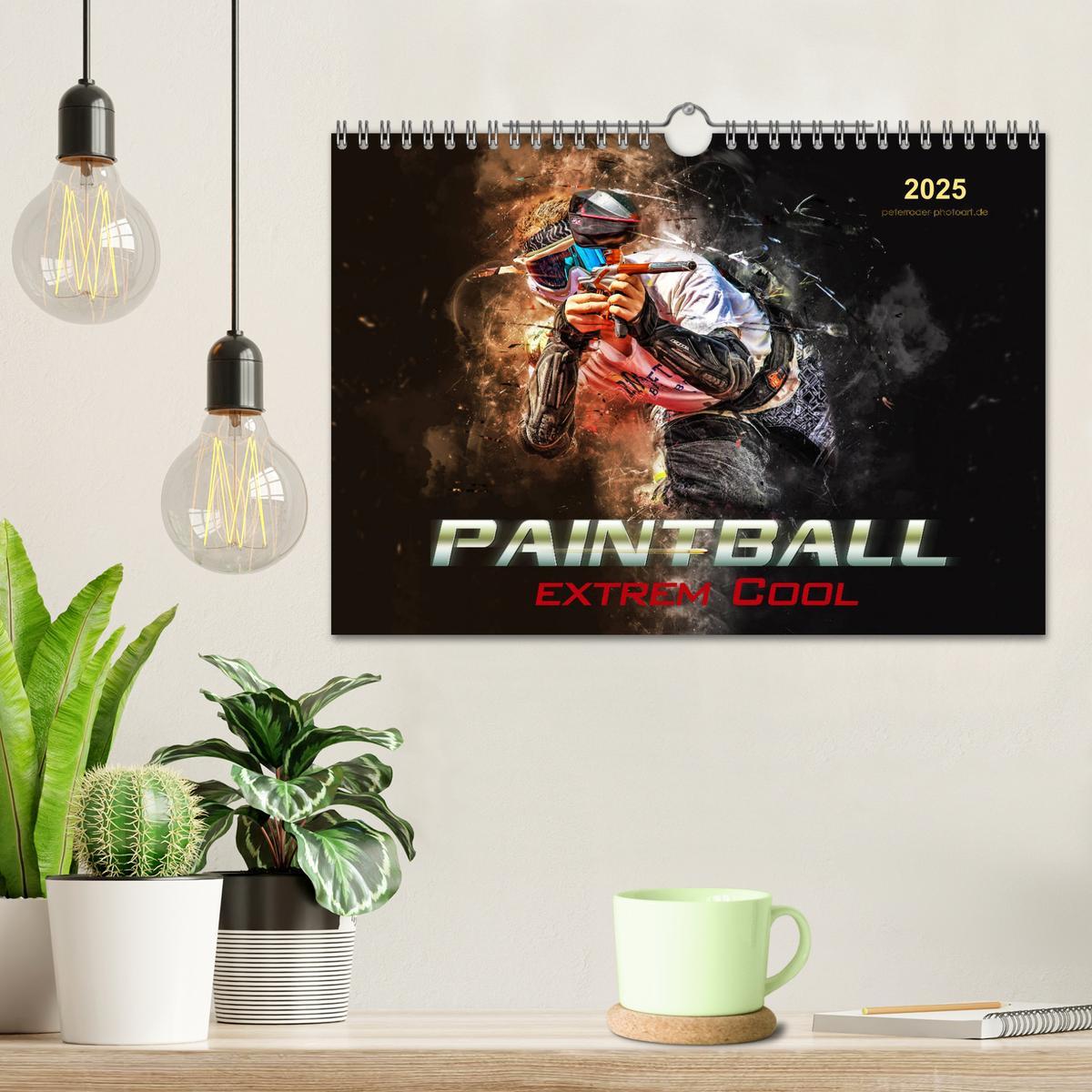 Bild: 9783435387878 | Paintball - extrem cool (Wandkalender 2025 DIN A4 quer), CALVENDO...