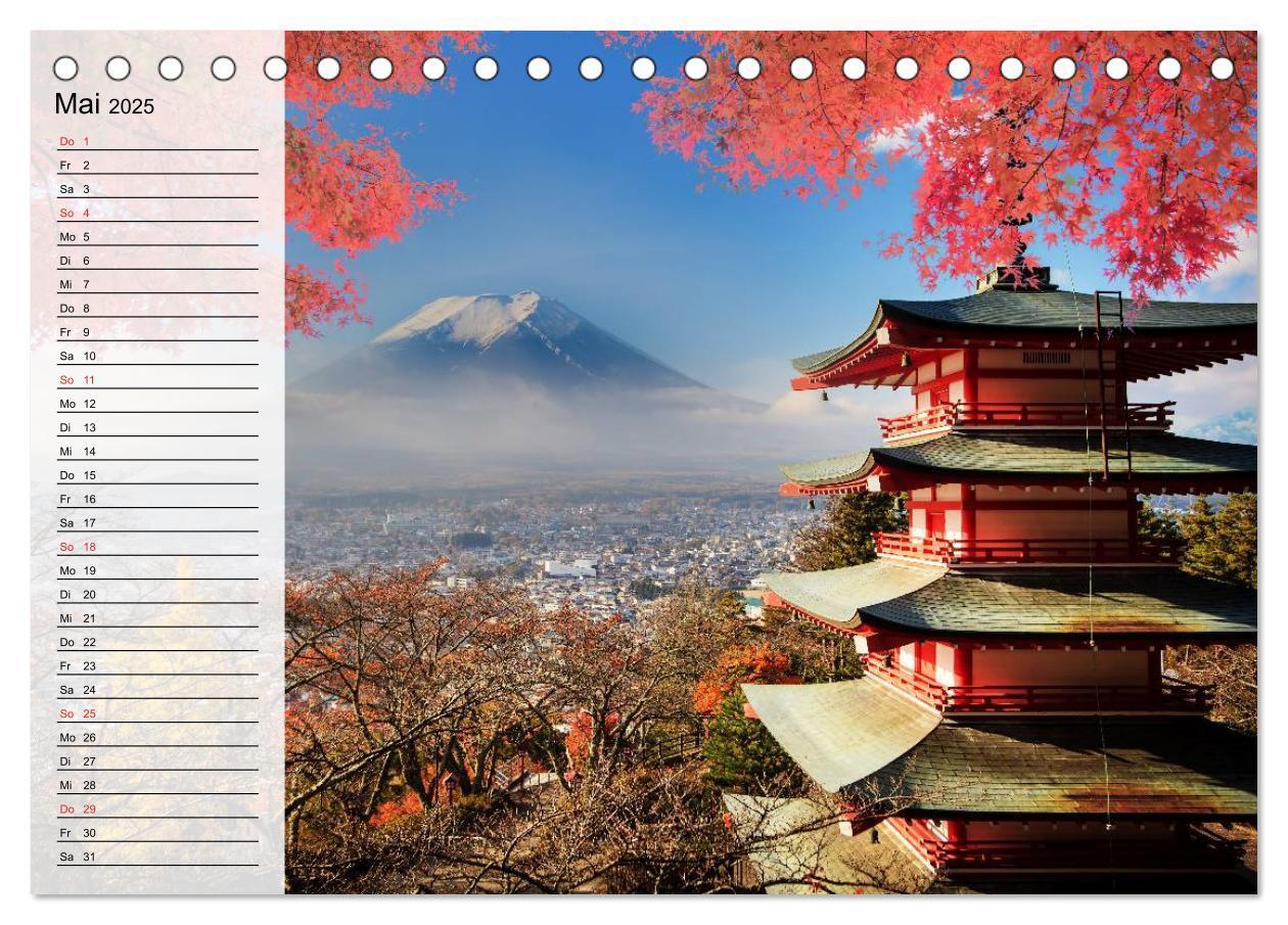 Bild: 9783435623143 | Japan. Im Land der aufgehenden Sonne (Tischkalender 2025 DIN A5...