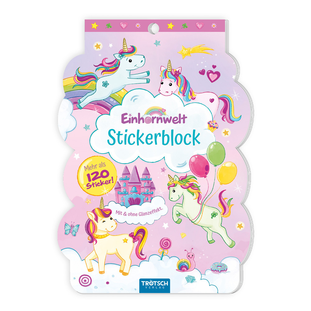 Cover: 4251901507679 | Trötsch Stickerblock Einhornwelt | Trötsch Verlag GmbH &amp; Co.KG | 8 S.