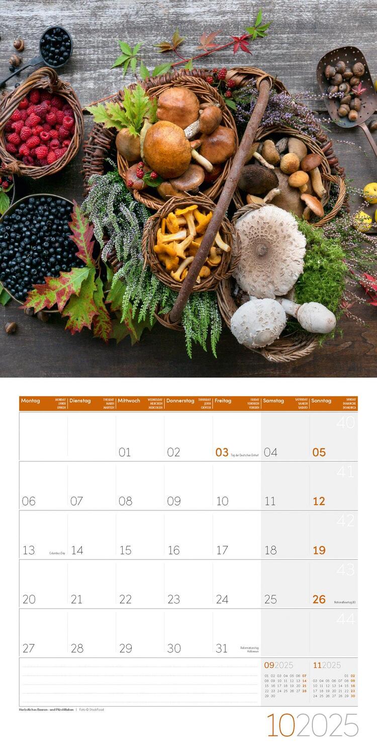 Bild: 9783838445298 | Food Kalender 2025 - 30x30 | Ackermann Kunstverlag | Kalender | 28 S.