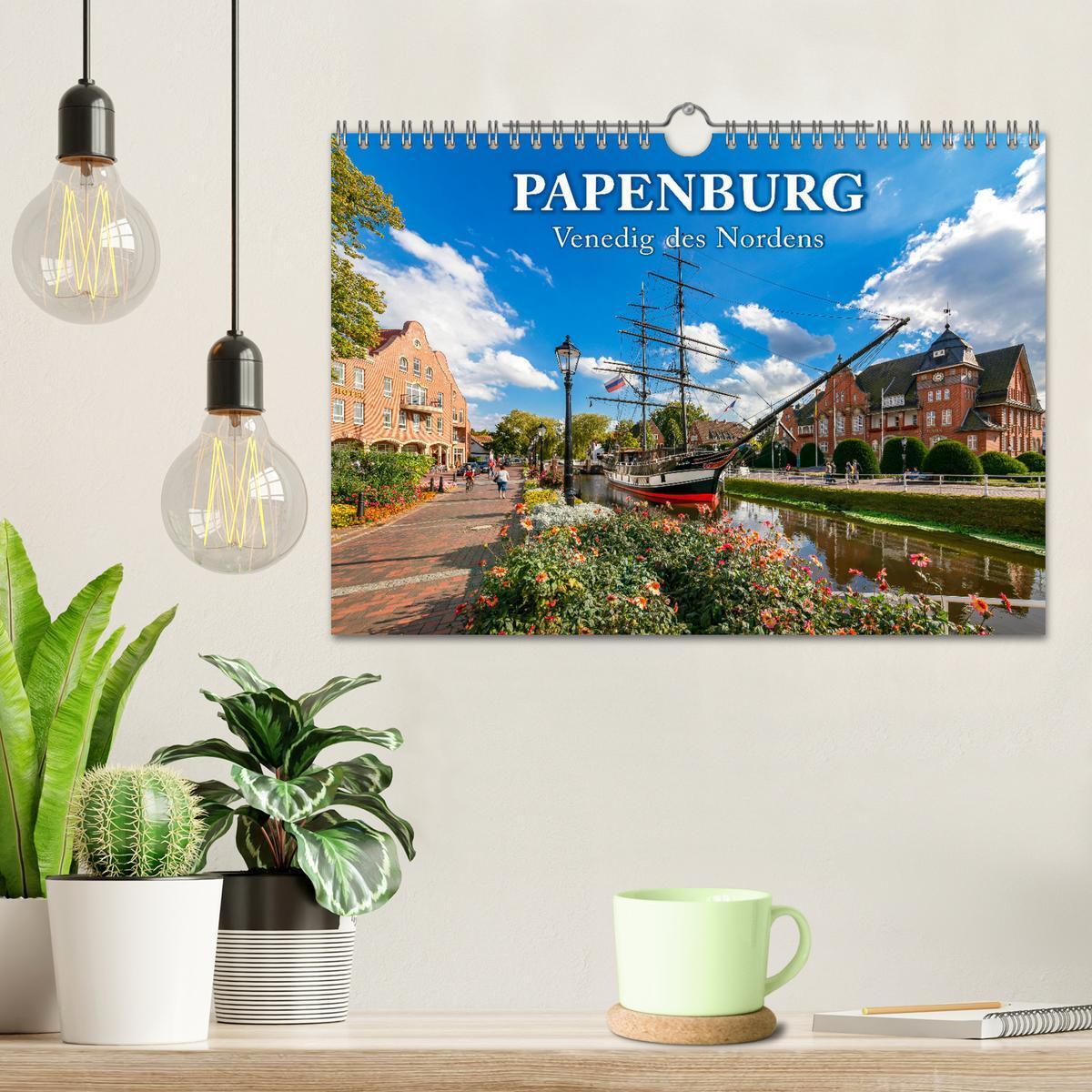 Bild: 9783435421848 | Papenburg - Venedig des Nordens (Wandkalender 2025 DIN A4 quer),...