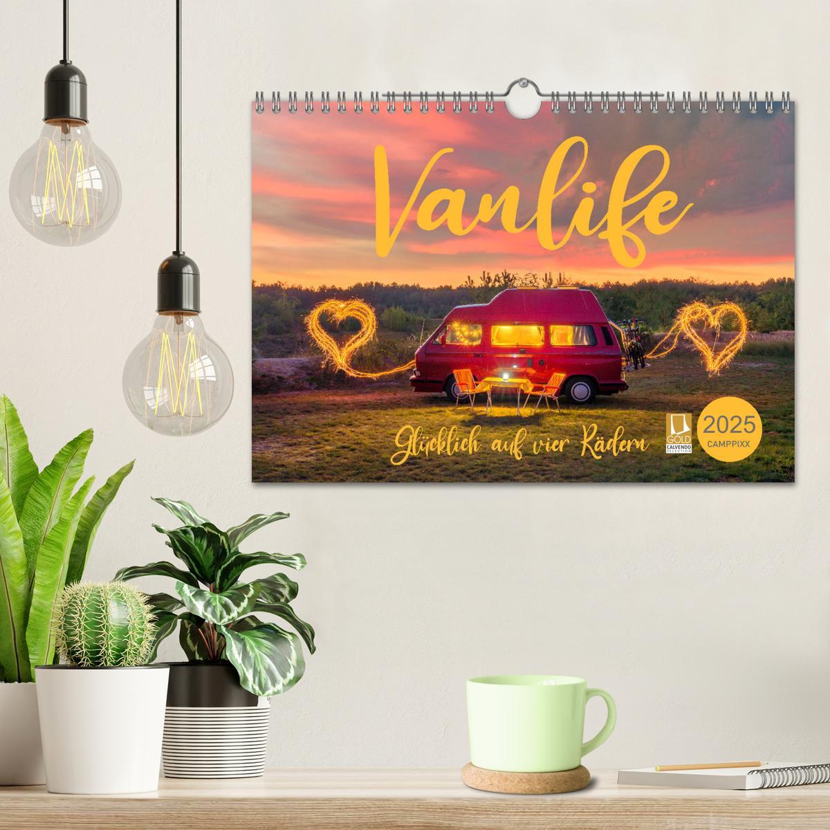 Bild: 9783383983184 | Vanlife - Glücklich auf vier Rädern (Wandkalender 2025 DIN A4...