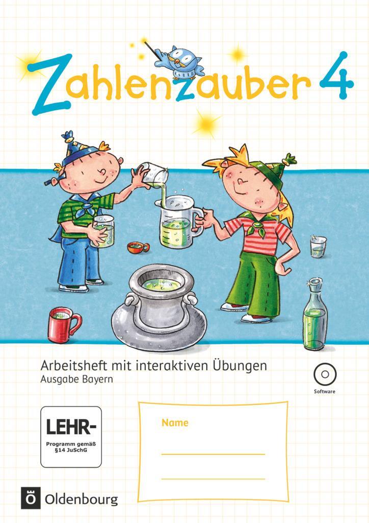 Cover: 9783637017795 | Zahlenzauber 4. Jahrgangsstufe - Arbeitsheft mit interaktiven...