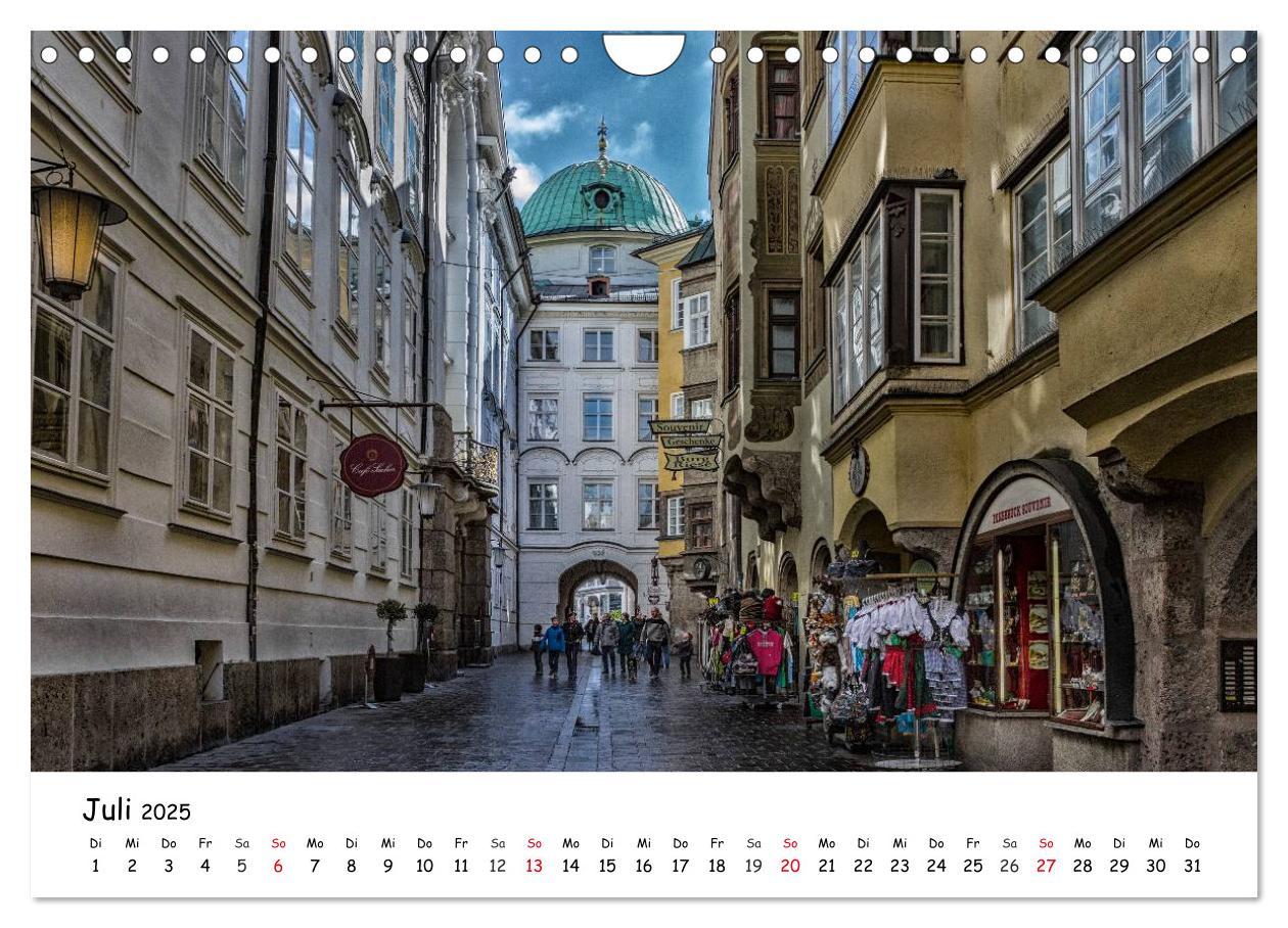 Bild: 9783435440252 | Grüße aus Innsbruck (Wandkalender 2025 DIN A4 quer), CALVENDO...