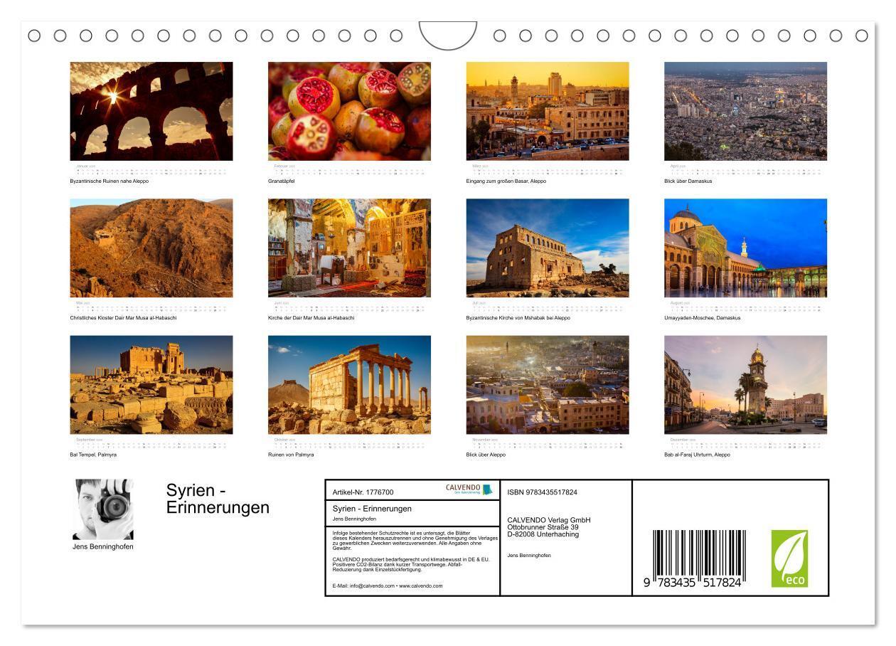 Bild: 9783435517824 | Syrien - Erinnerungen (Wandkalender 2025 DIN A4 quer), CALVENDO...