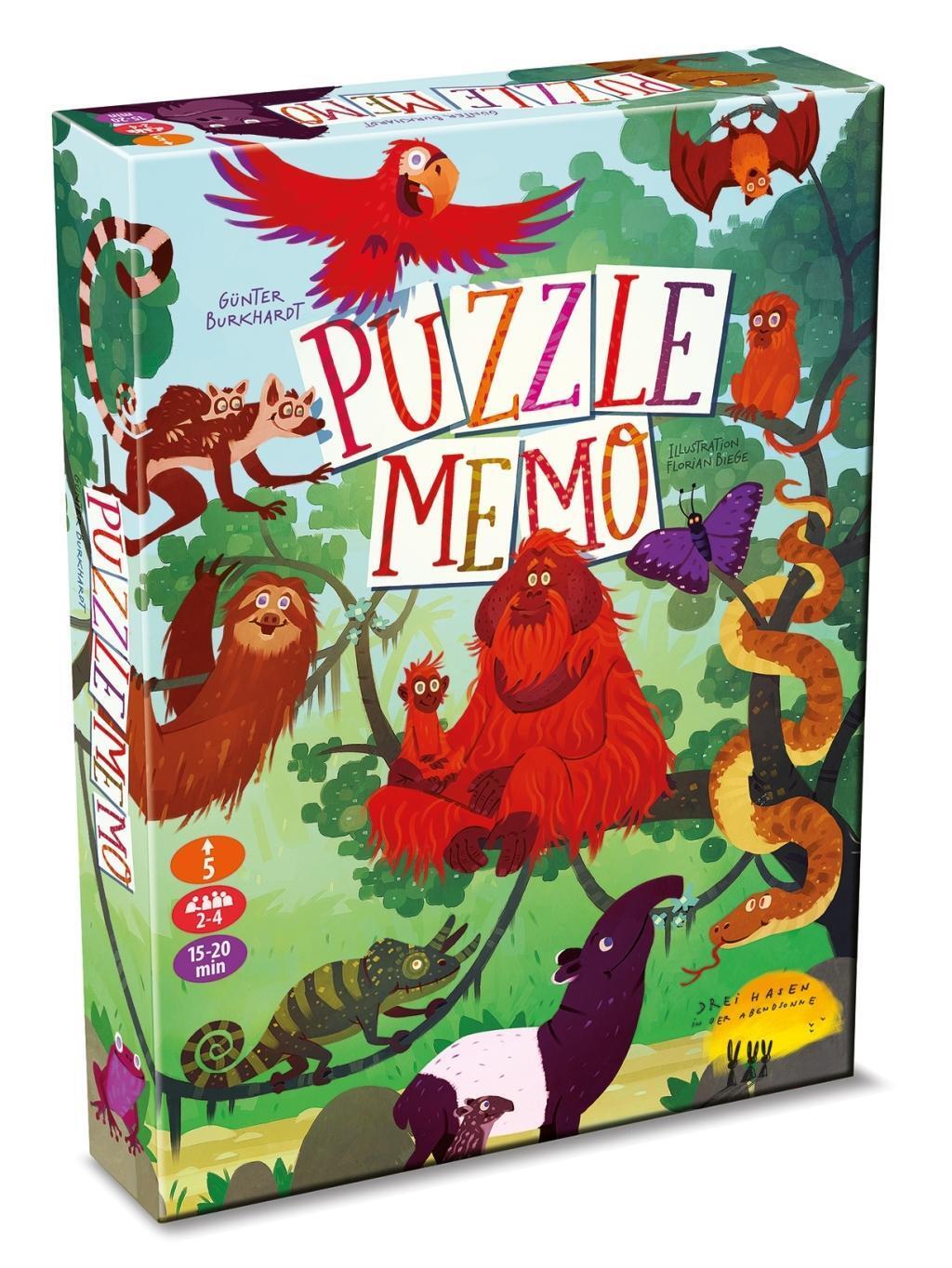 Cover: 4260410770290 | Puzzle-Memo | Geheimer Regenwald | Günter Burkhardt | Spiel | Deutsch