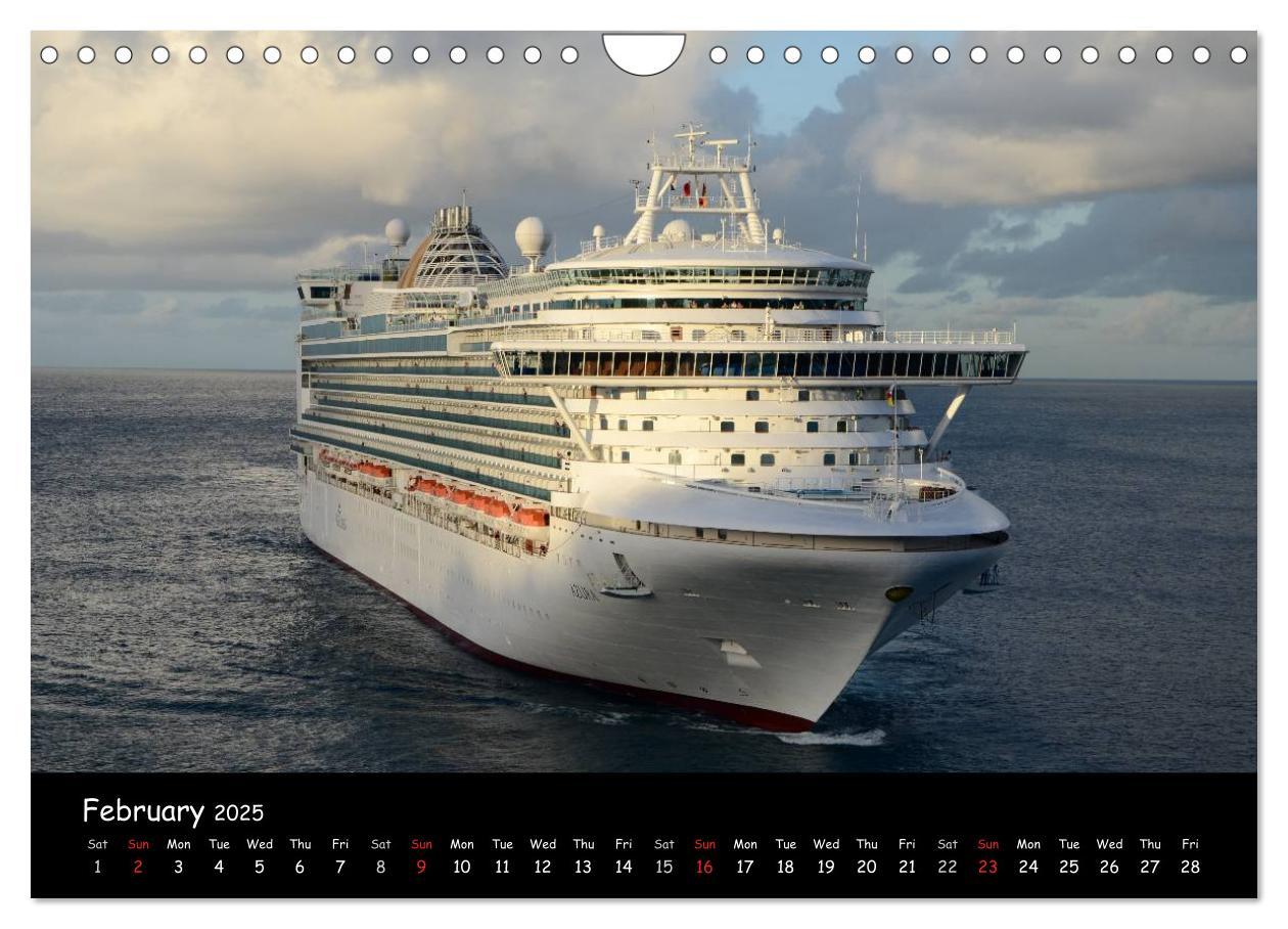 Bild: 9781325991181 | Cruise ships around the world (Wall Calendar 2025 DIN A4...