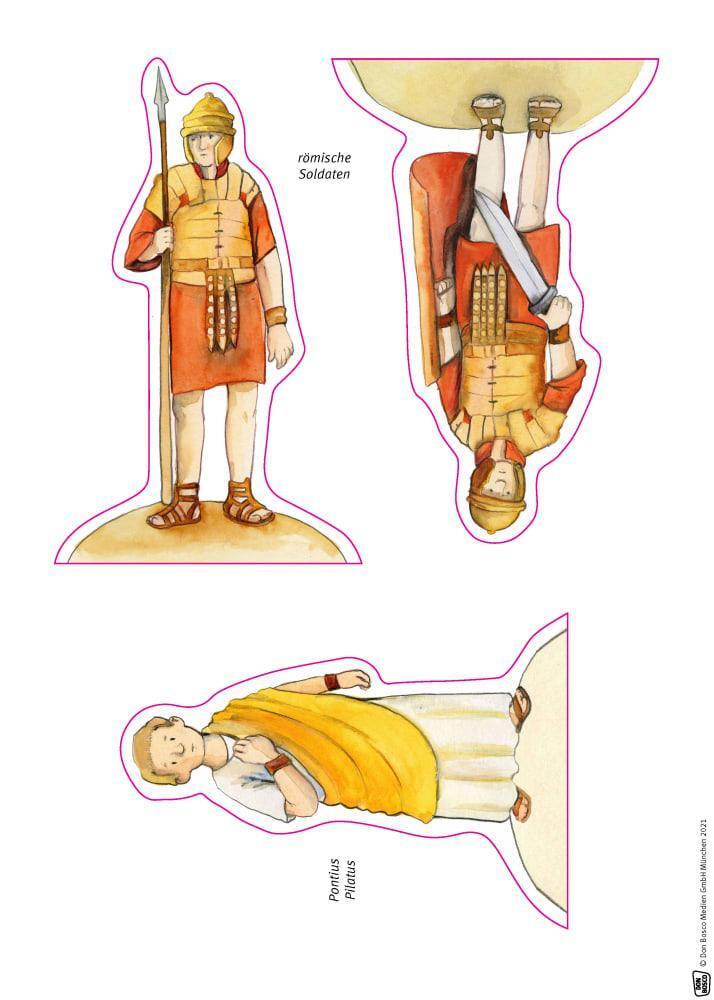 Bild: 4260179517112 | Der Kreuzweg Jesu | Stück | Bibel-Spielfiguren für die Erzählschiene