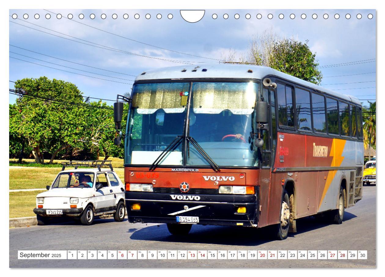 Bild: 9783457196946 | Omnibus-Welt - Autobusse in Kuba (Wandkalender 2025 DIN A4 quer),...