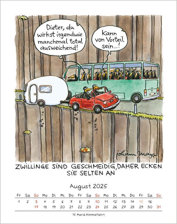 Bild: 9783731876649 | Zwillinge 2025 | Verlag Korsch | Kalender | Spiralbindung | 13 S.