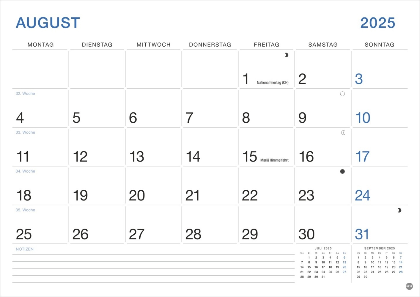 Bild: 9783756407644 | Büro Monatsplaner 2025 | Kalender | Spiralbindung | 14 S. | Deutsch