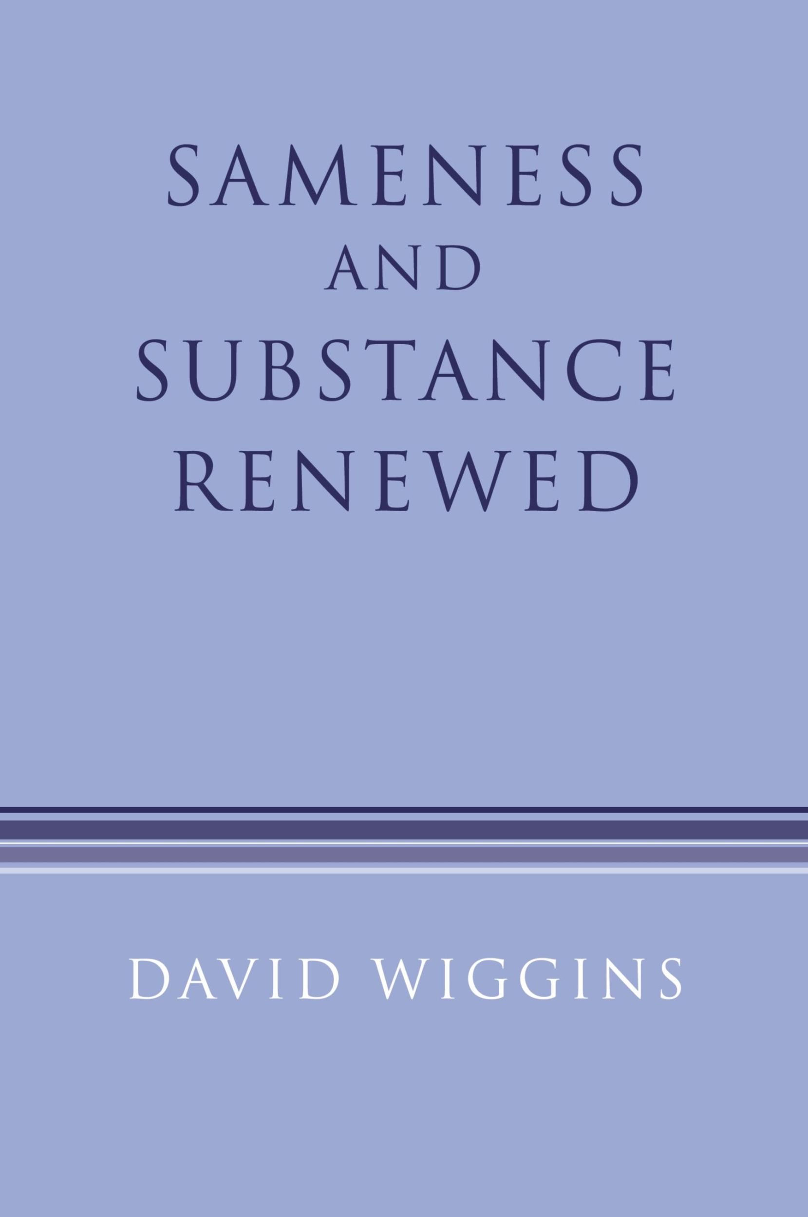 Cover: 9780521456197 | Sameness and Substance Renewed | David Wiggins | Taschenbuch | 2006