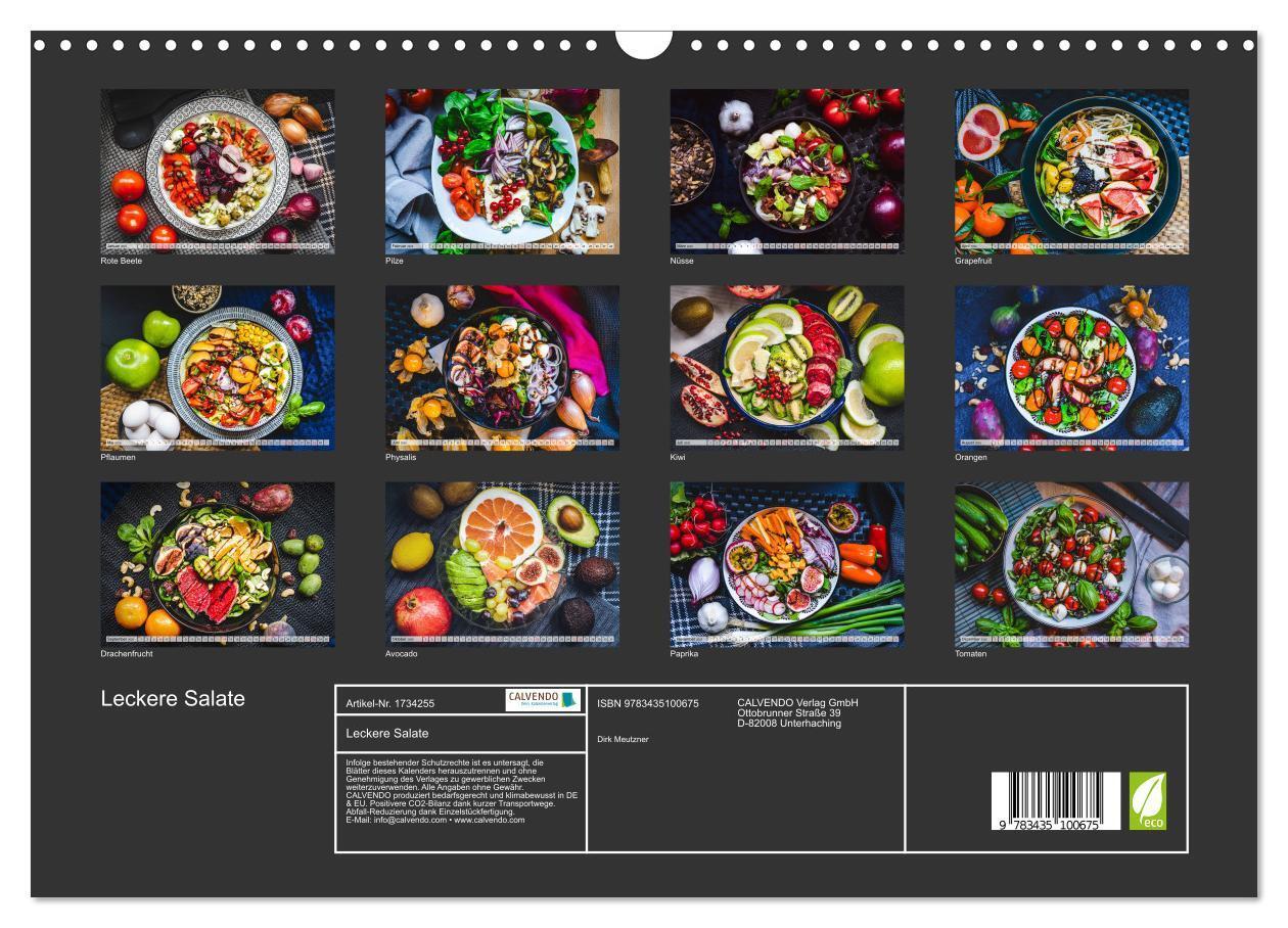 Bild: 9783435100675 | Leckere Salate (Wandkalender 2025 DIN A3 quer), CALVENDO...